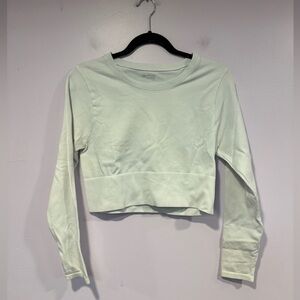 Aerie‎ offline white tight fit long sleeve